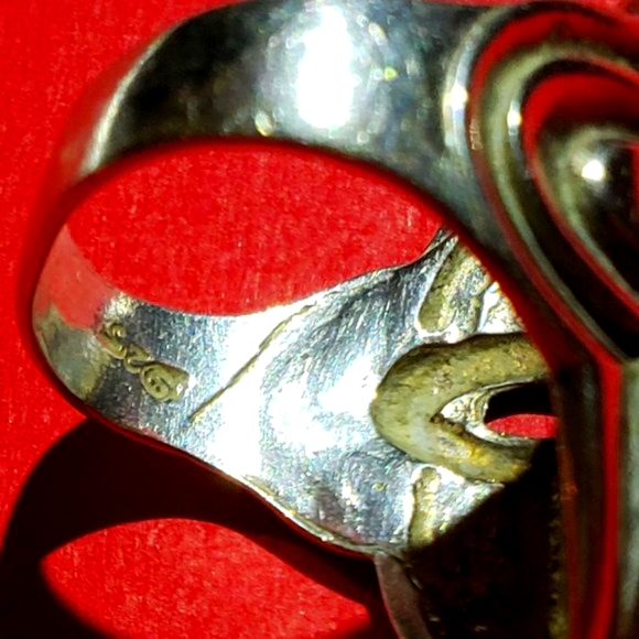 Vintage 925 Lapis Lazuli Ring - Picture 6 of 6